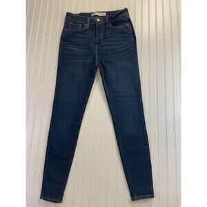 Signature Levis Strauss Gold Womens High Rise Jegging Stretch Blue Jeans 11 -W30